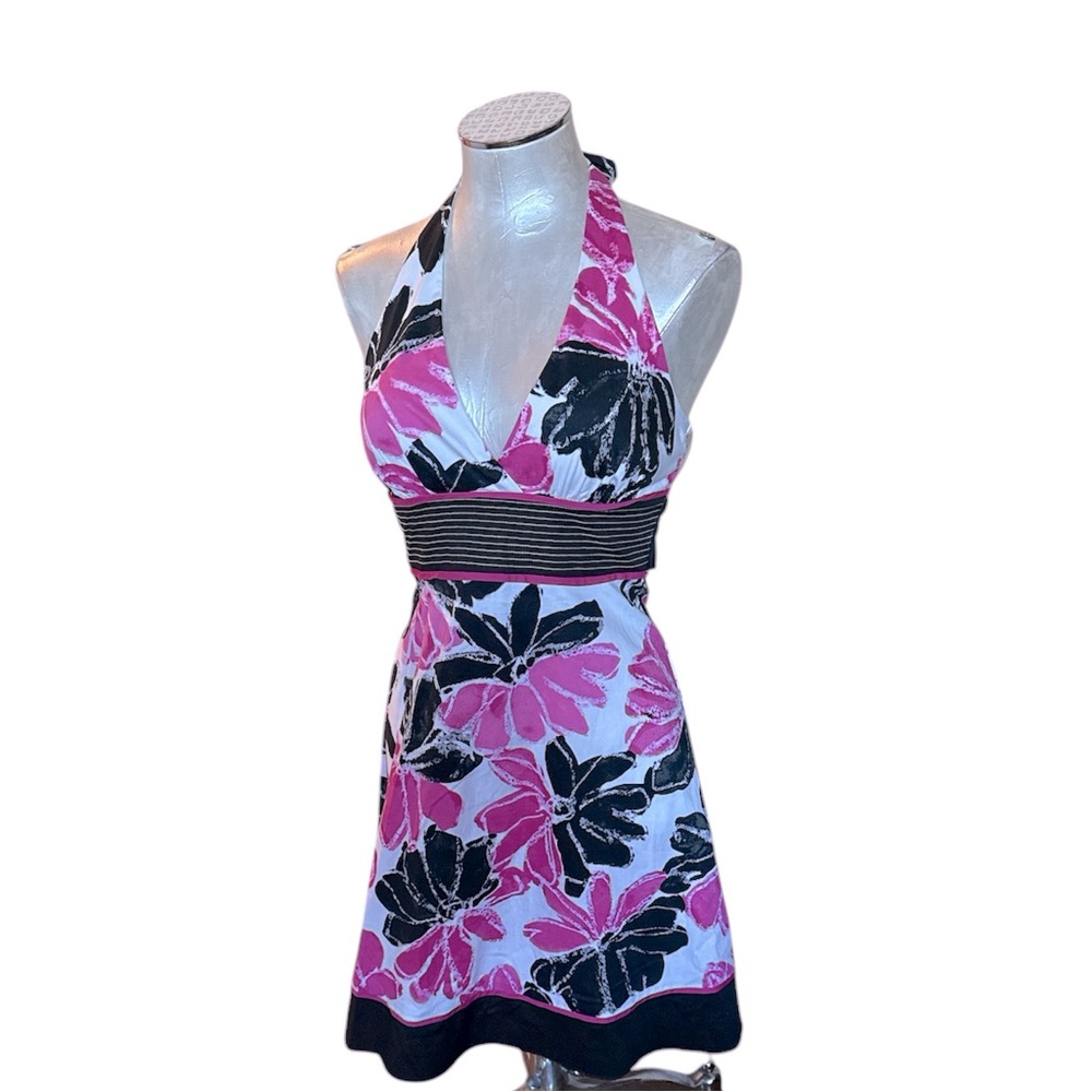 Speechless Juniors Floral Halter A Line Dress Size 5